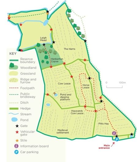 Map of Cloatley Meadows