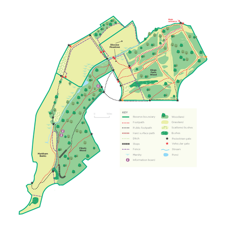 Map of Clouts Wood