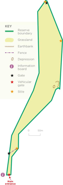 Map of Dunscombe Bottom