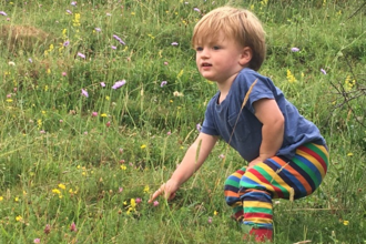 Child at Coombe Bissett Down