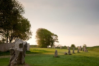 The stones at Avebury