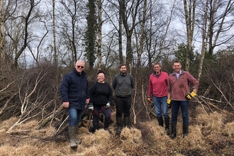 Team QinetiQ group photo outdoors