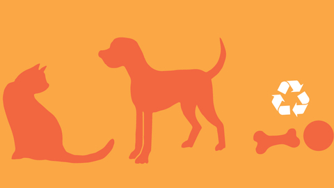 eco pets banner illustration