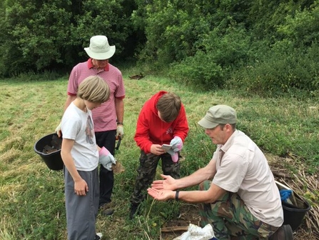 Volunteering group at Bay Meadows