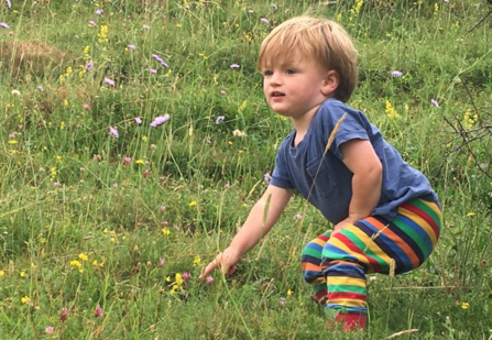 Child at Coombe Bissett Down