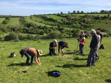 Volunteers at Coombe Bissett