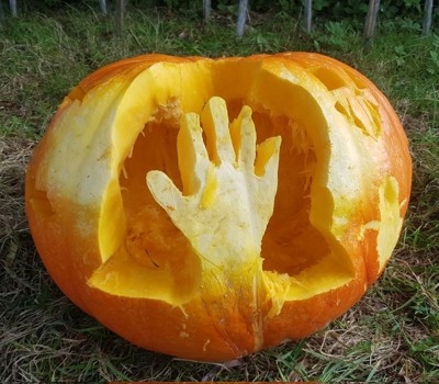 Carved pumpkin