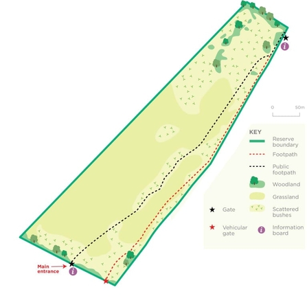 Map of Cockey Down