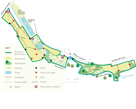 Map of Smallbrook Meadow
