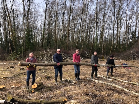 The QinetiQ team outdoors