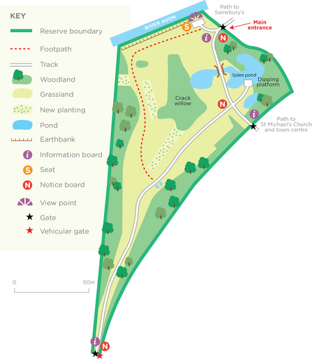 Map of Conigre Mead