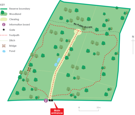 The Firs Reserve Map