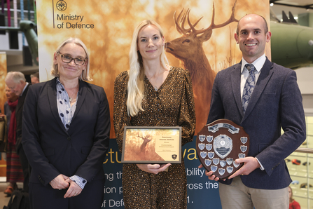 Two of WWT team receive award from DIO representative