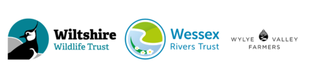 Wiltshire Wildlife Trust, Wessex Rivers Trust, and Wylye Valley Farmers Logos