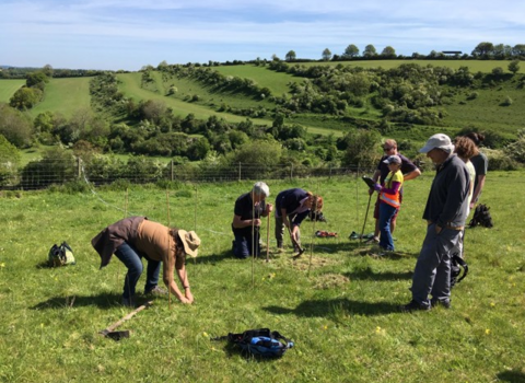 Volunteers at Coombe Bissett